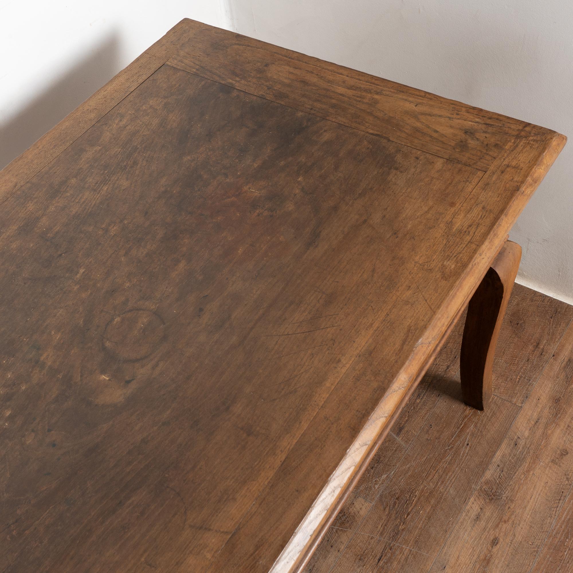 19th Century Portuguese Console Table with Four Drawers For Sale 4