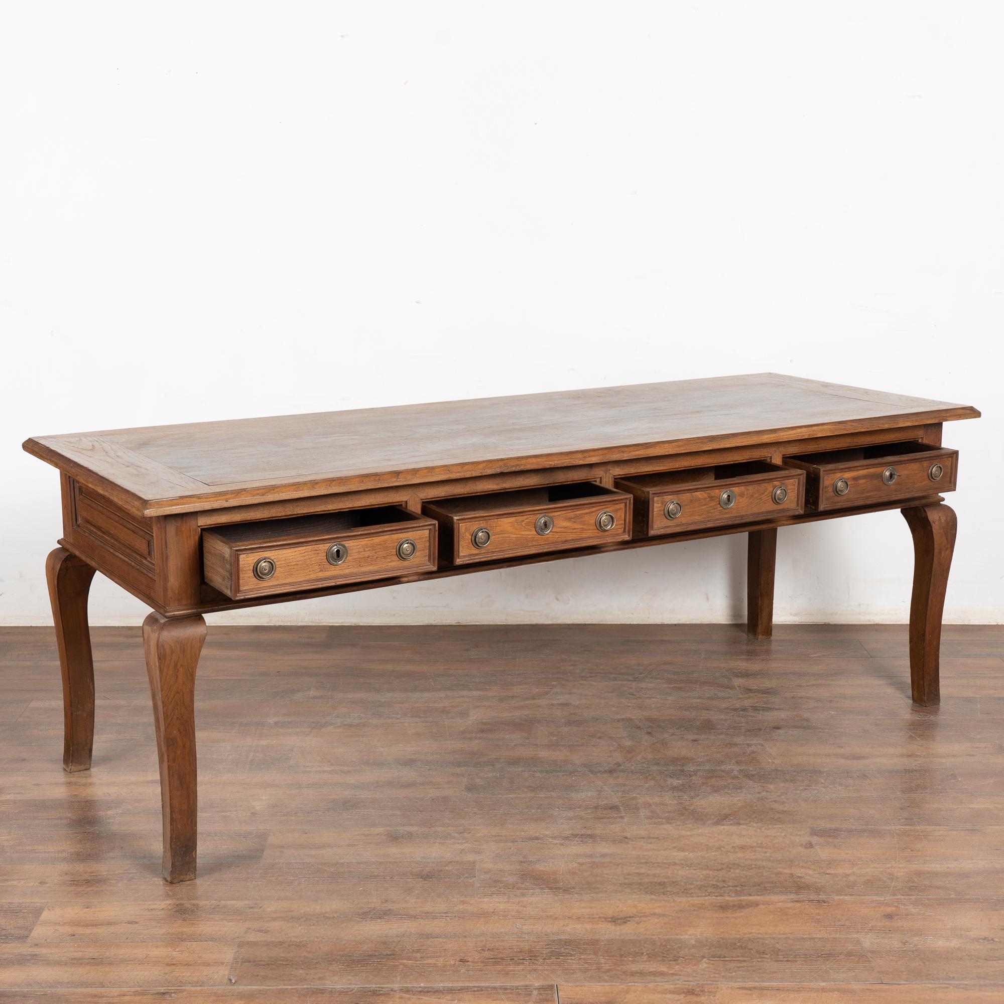 19th Century Portuguese Console Table with Four Drawers For Sale 7