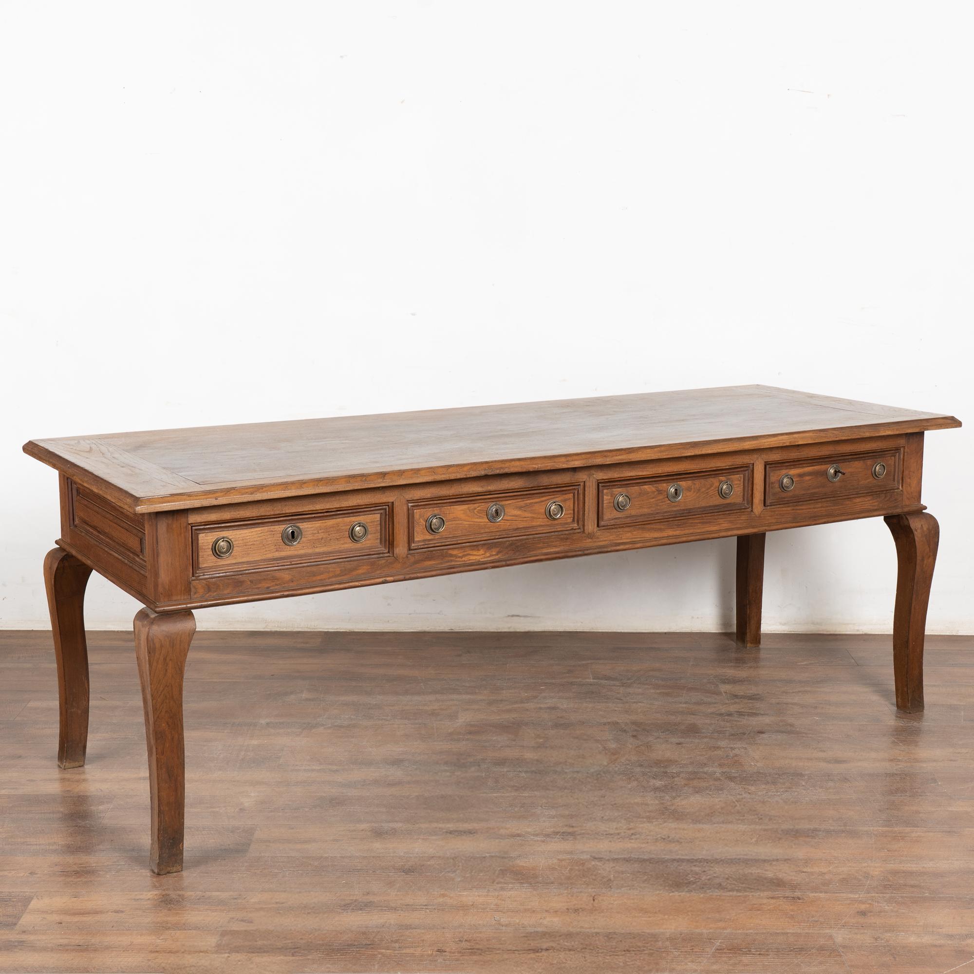 19th Century Portuguese Console Table with Four Drawers For Sale 8