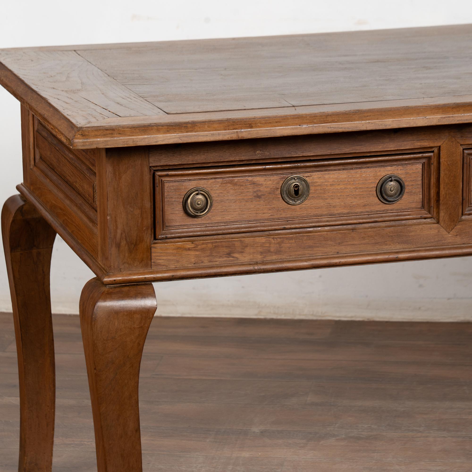 Rustic 19th Century Portuguese Console Table with Four Drawers For Sale