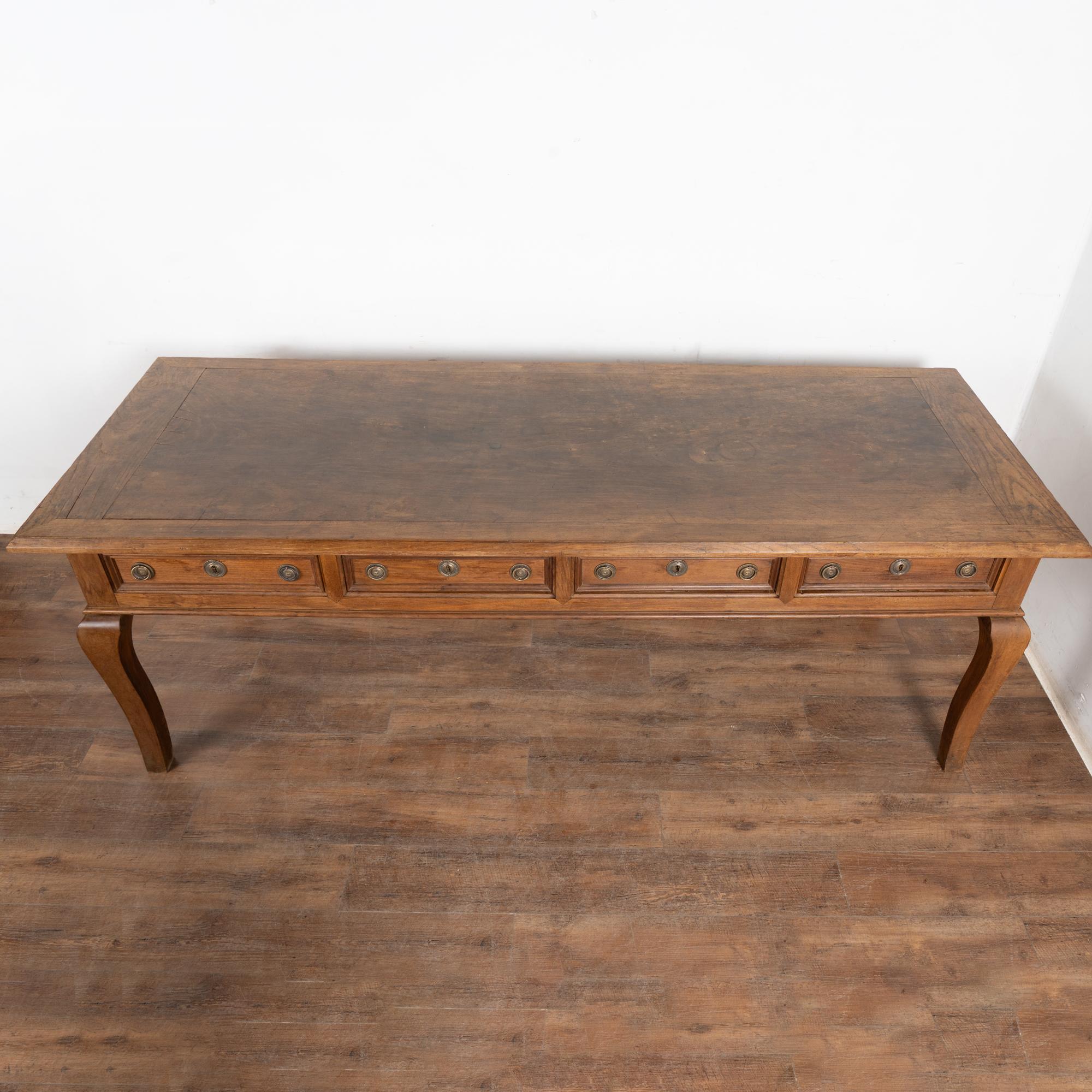 19th Century Portuguese Console Table with Four Drawers For Sale 3