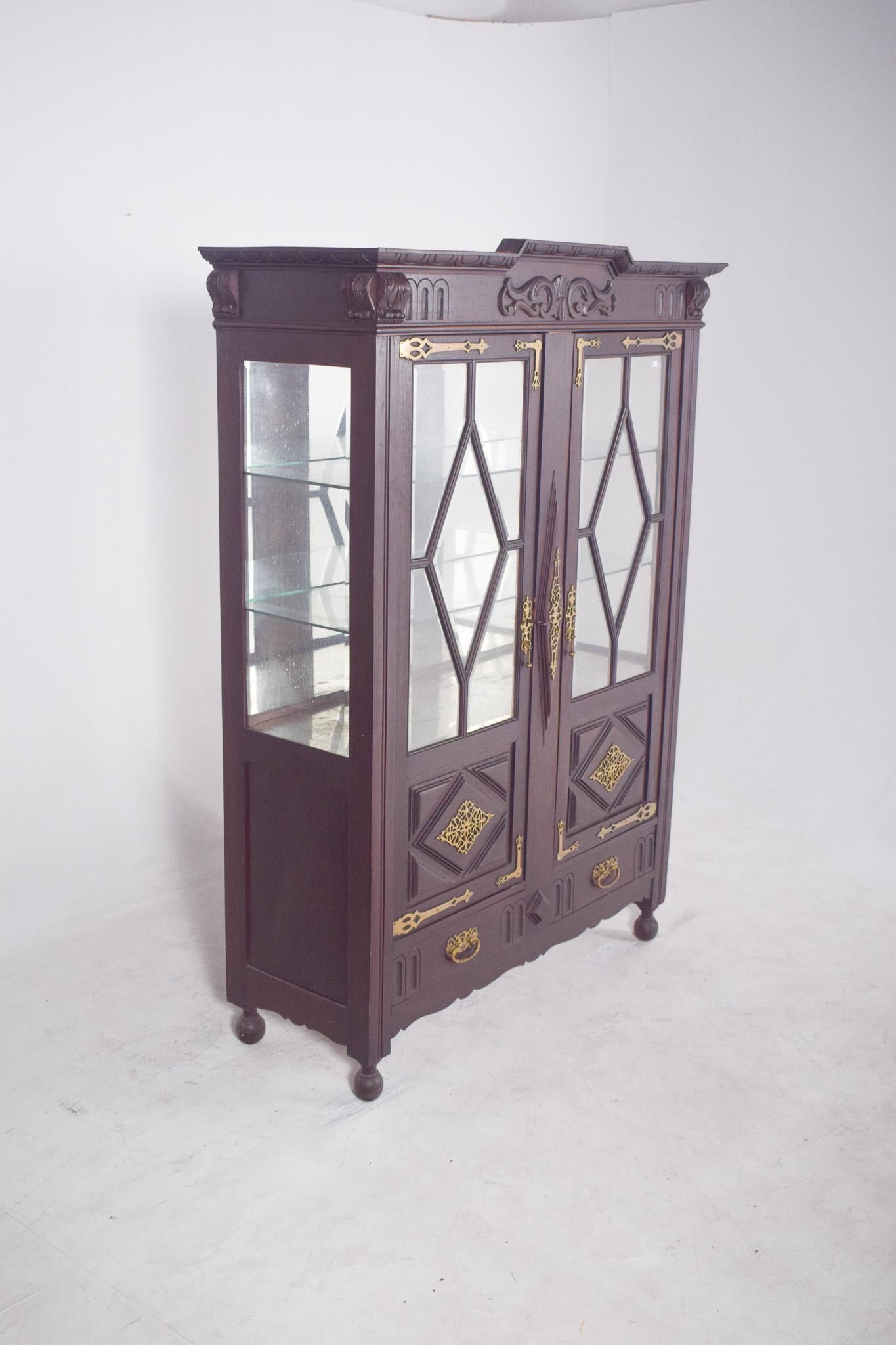 Other 19th Century Portuguese Dutch-Style Display Cabinet For Sale