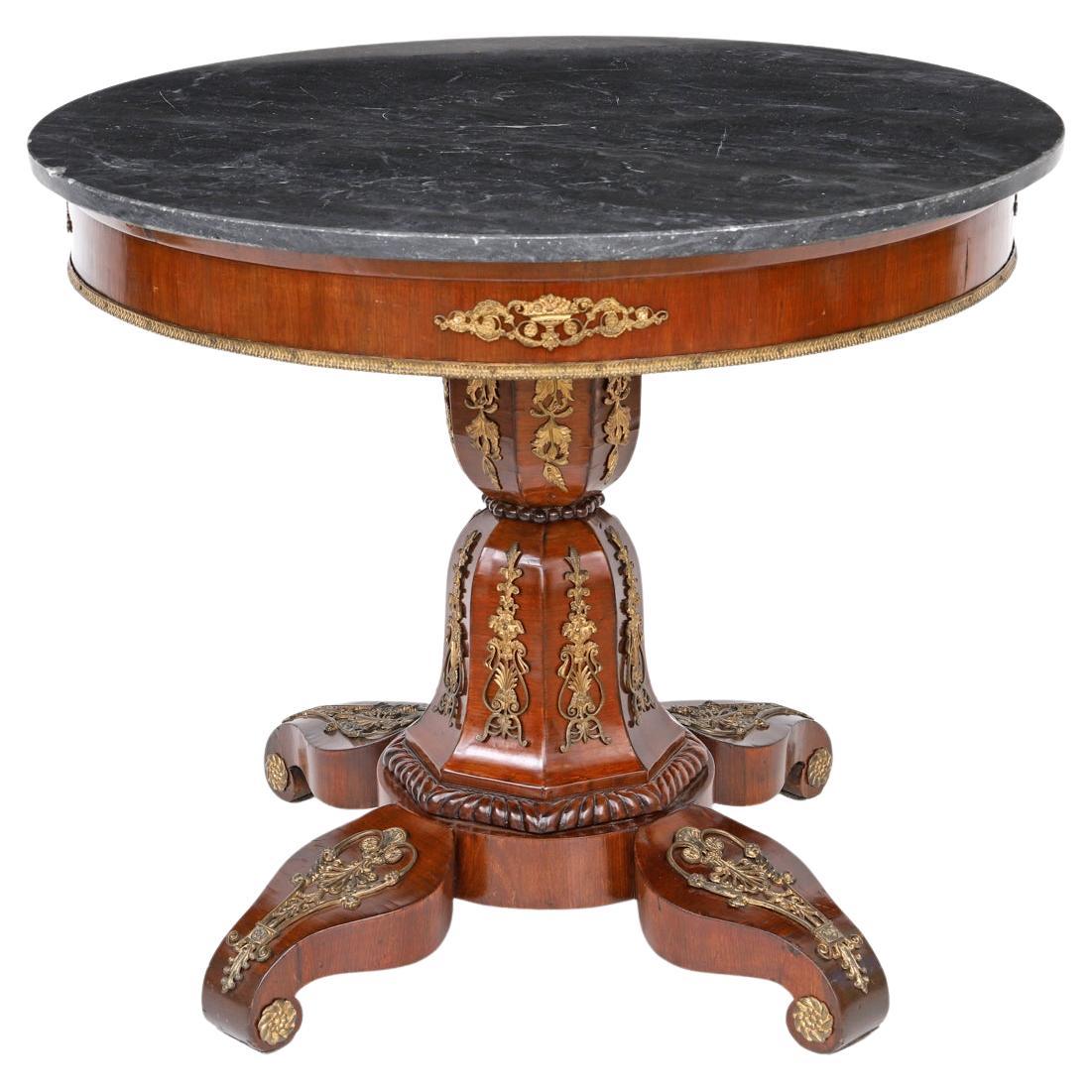 Table centrale Empire portugaise du 19e siècle en vente