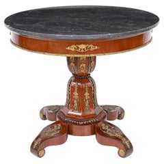 Table centrale Empire portugaise du 19e siècle