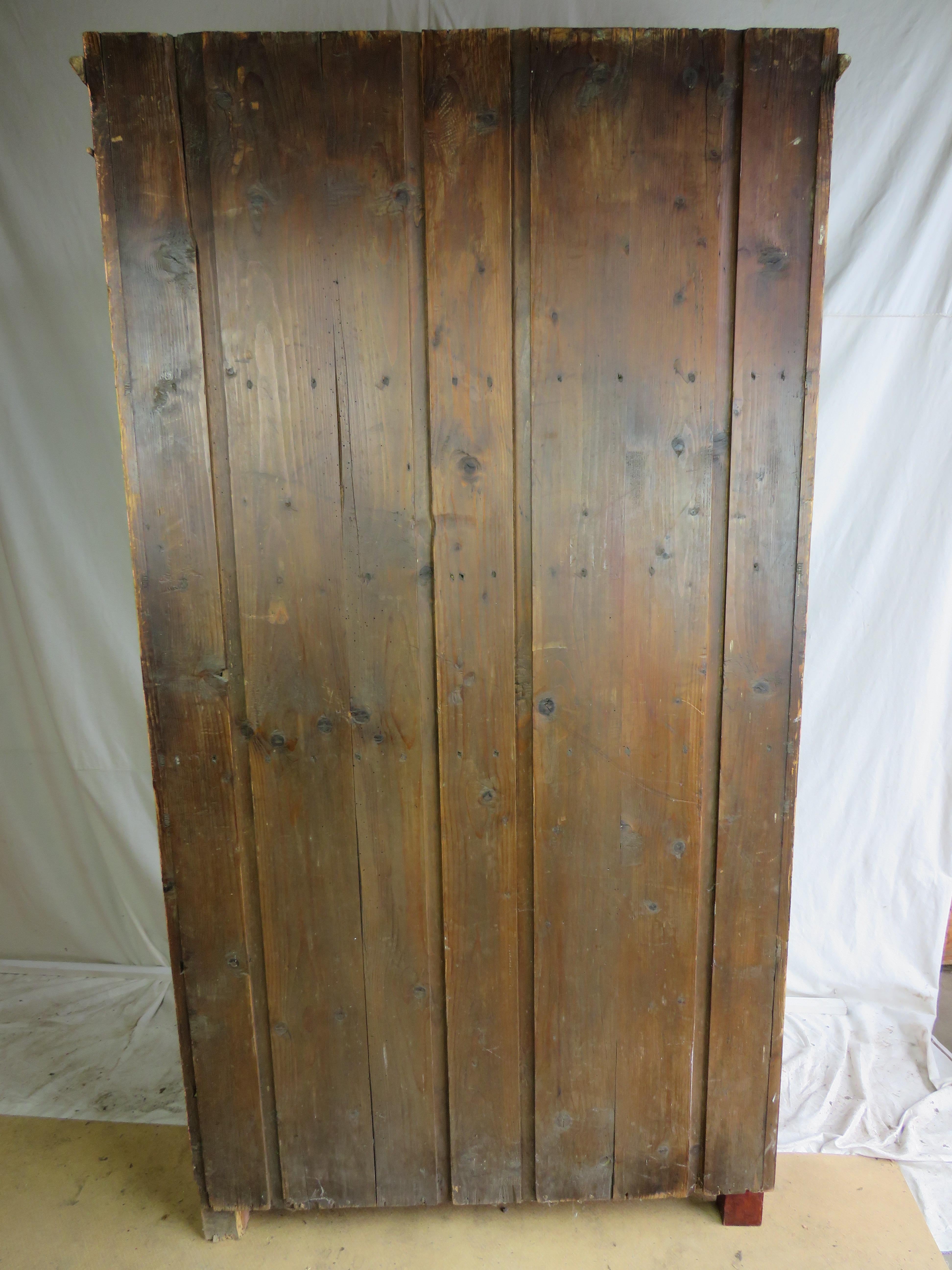 19th Century Portuguese Grain Painted Cupboard For Sale 10
