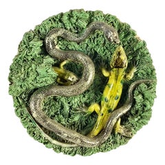 19th Century Portuguese Palissy Charger