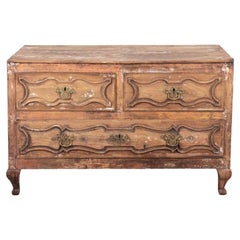 19th Century Portuguese Pine Chest of Drawers