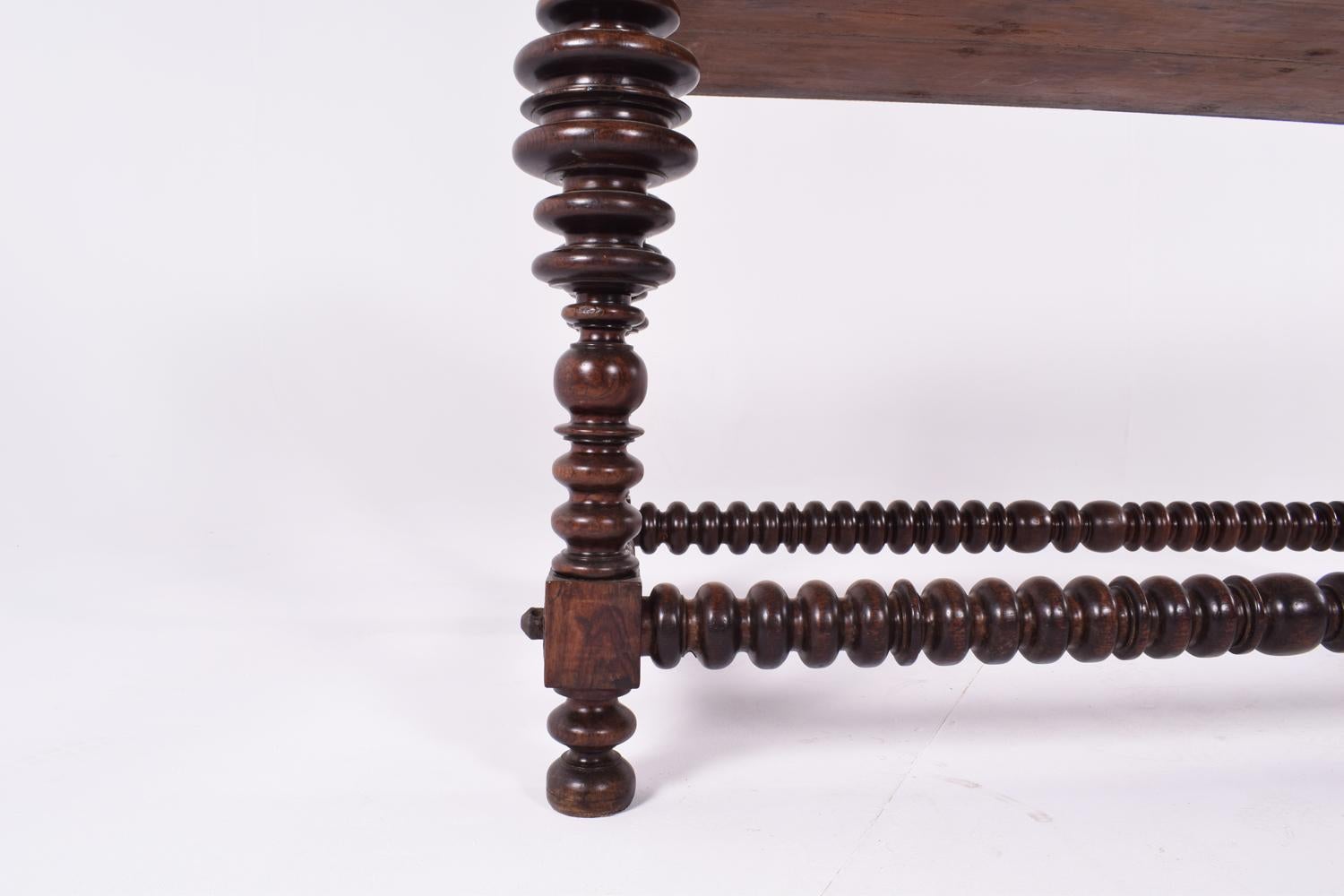 19th Century Portuguese Rosewood Buffet Center Table, 1890 1