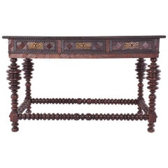 19th Century Portuguese Rosewood Buffet Center Table, 1890