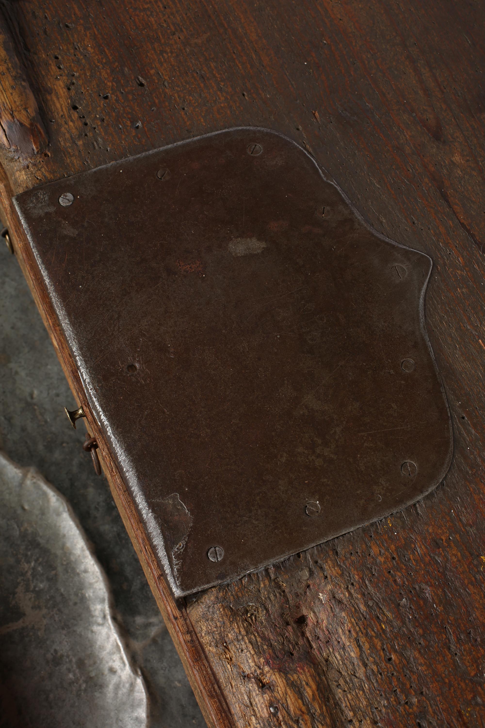 19th Century Portuguese Wabi-Sabi Rustic Goldsmiths Workbench For Sale 9