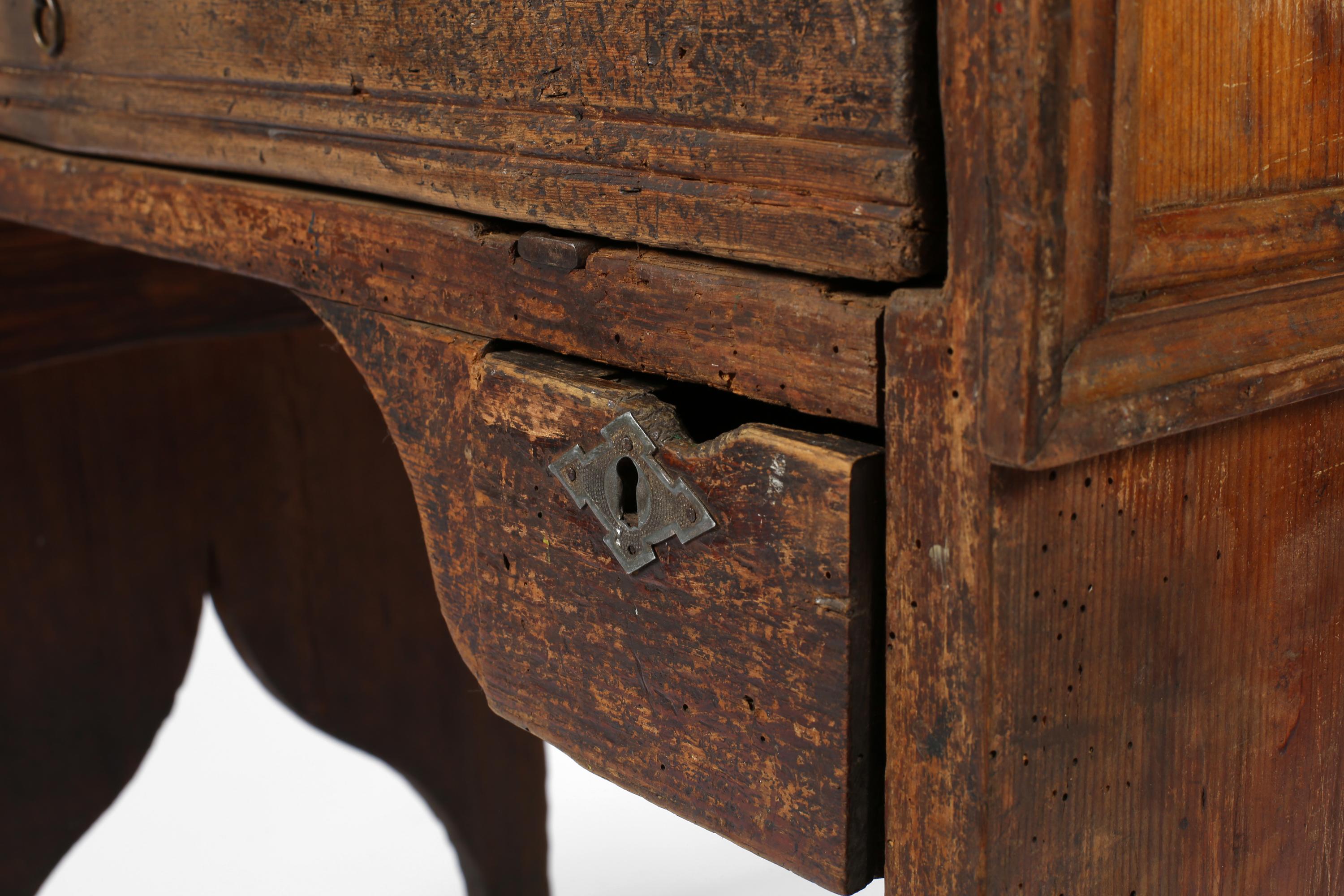 19th Century Portuguese Wabi-Sabi Rustic Goldsmiths Workbench For Sale 14