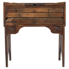 19th Century Portuguese Wabi-Sabi Rustic Goldsmiths Workbench