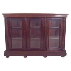 19th Century Portuguese Wood Display Cabinet