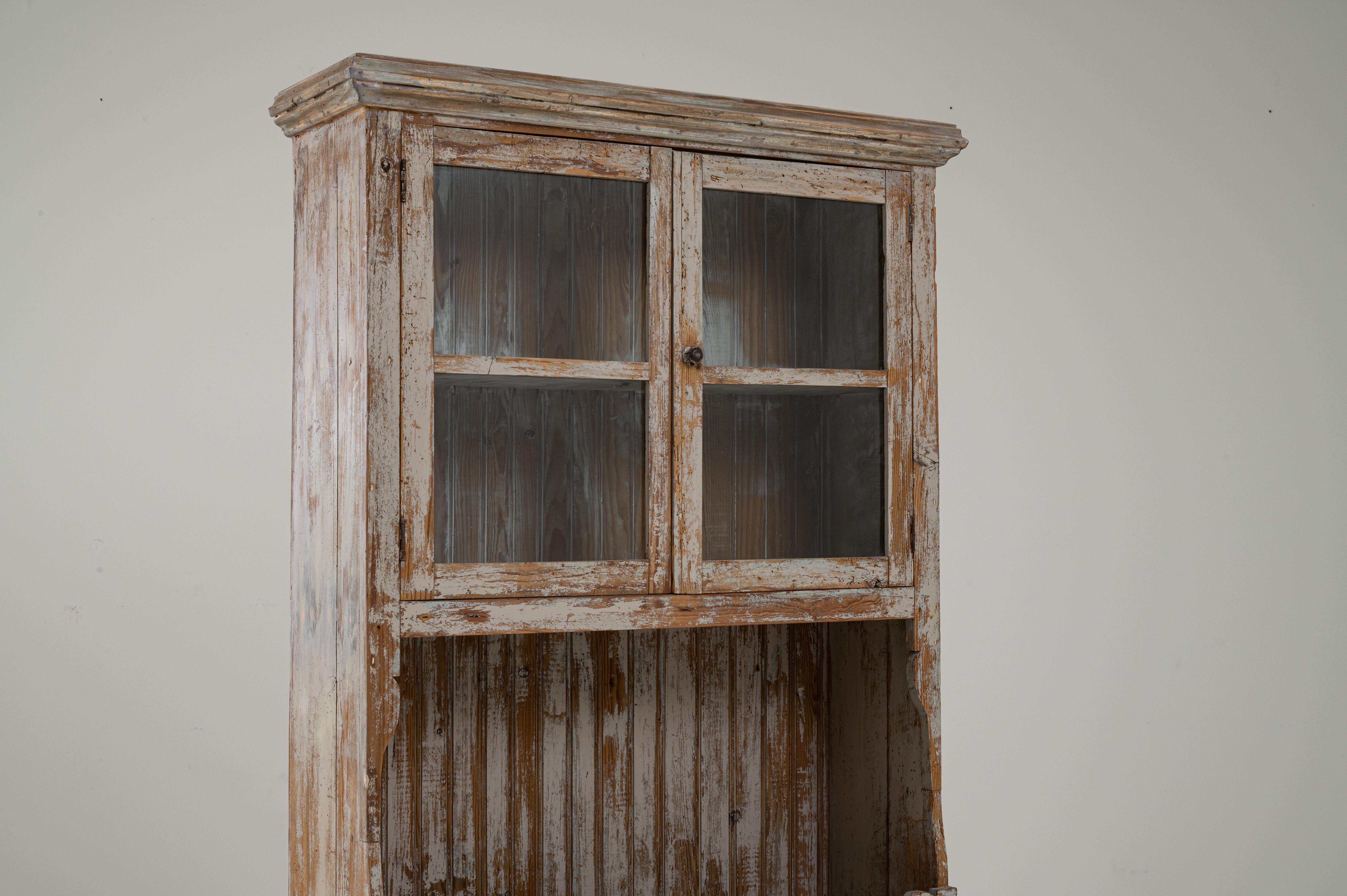 19th Century Portuguese Wooden Vitrine  3