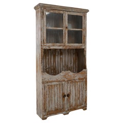 19th Century Portuguese Wooden Vitrine 