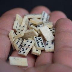 19th Century POW Treen Dominos