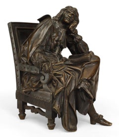Figure en bronze française du 19e siècle signée Pradier