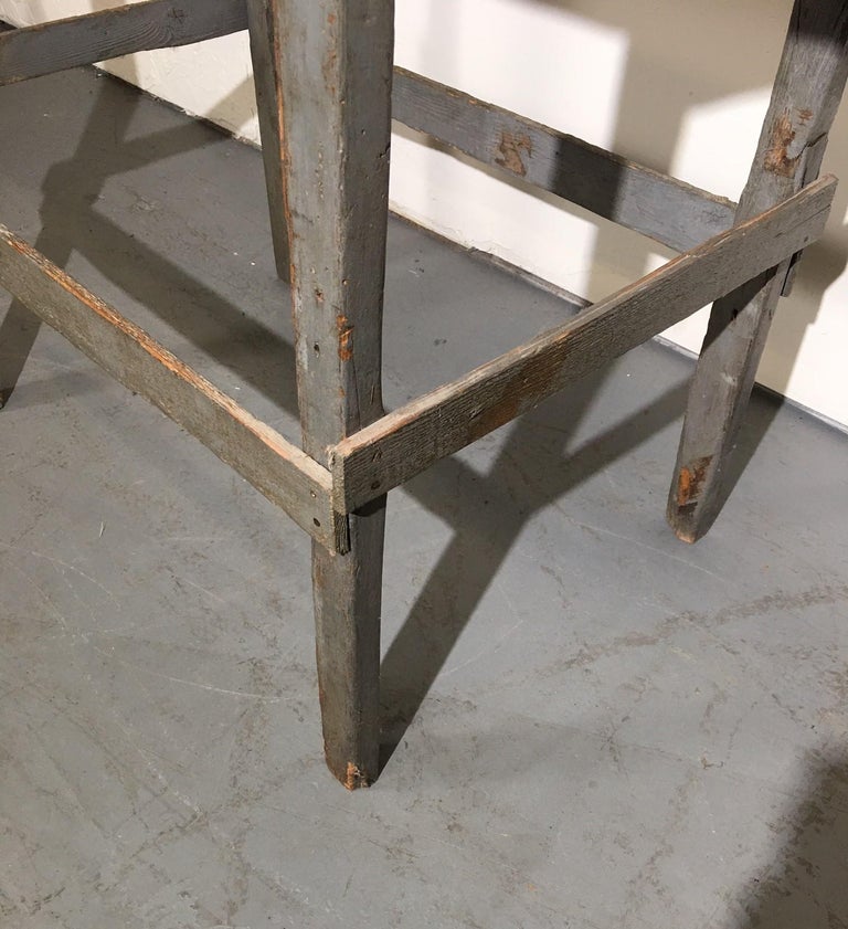 19th Century Primitive Console Table For Sale at 1stDibs