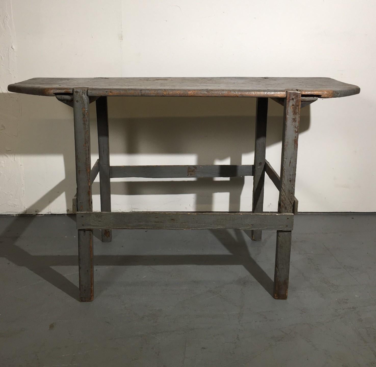 French 19th Century Primitive Console Table