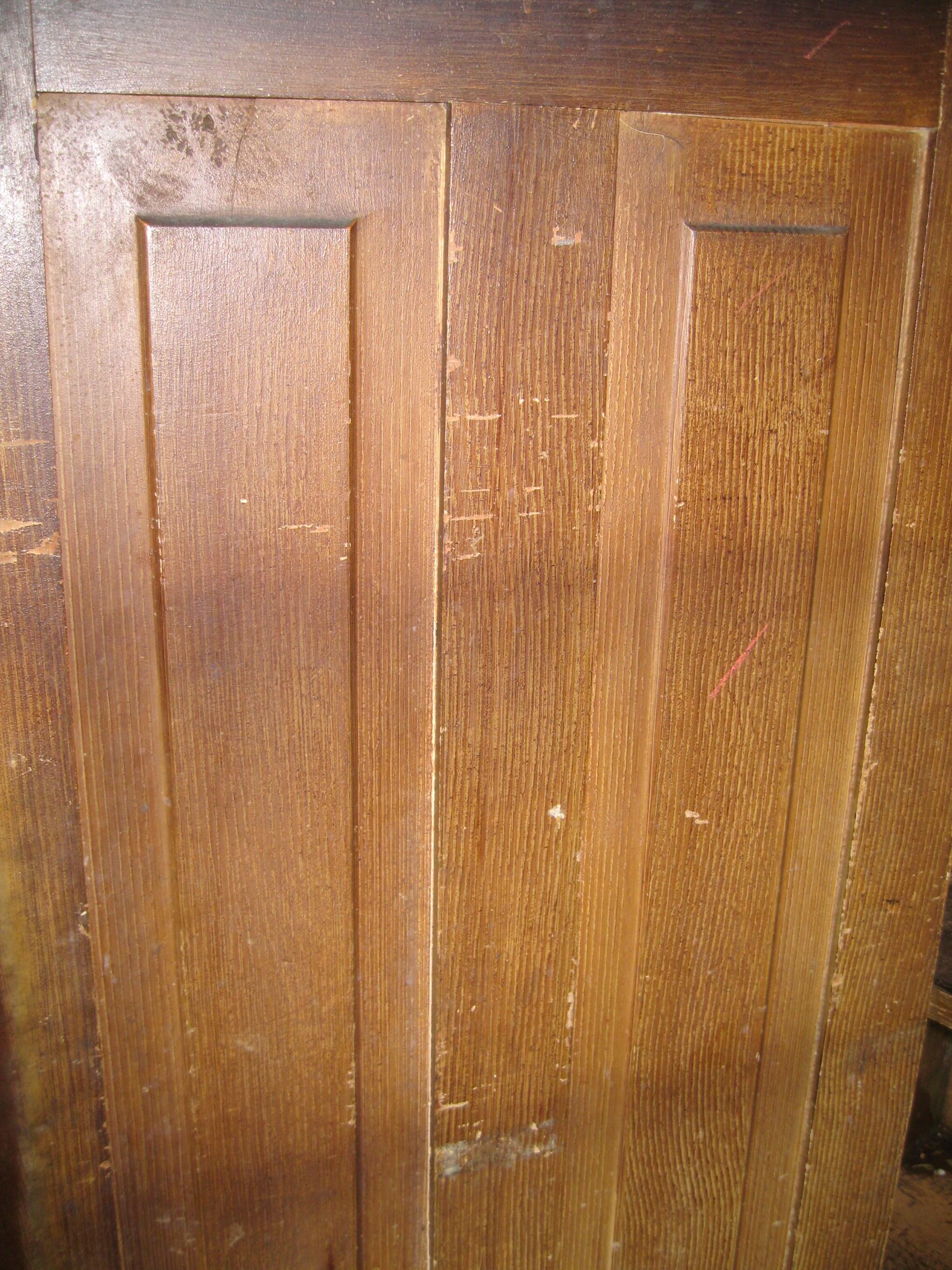Primitive Cupboard Two-Door Farm House Jelly Rustic 19th Century For Sale 9