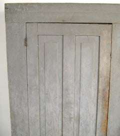 Primitive Cupboard Two-Door Farm House Jelly Rustic 19th Century