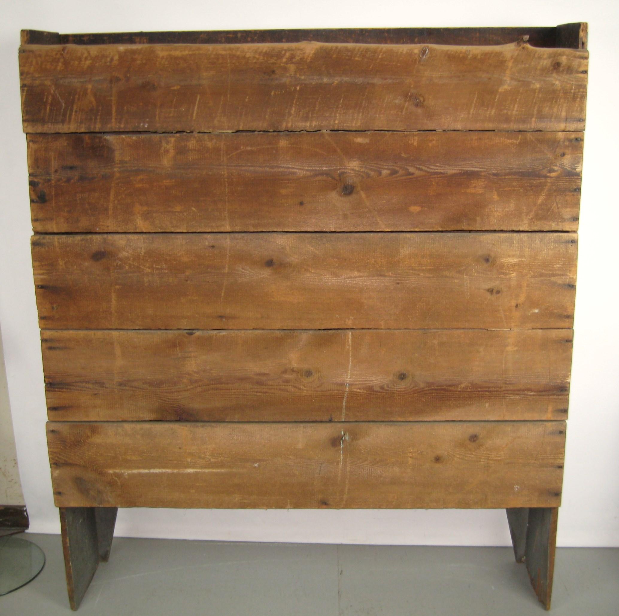 Primitive Cupboard Two-Door Farm House Jelly Rustic 19th Century For Sale 12