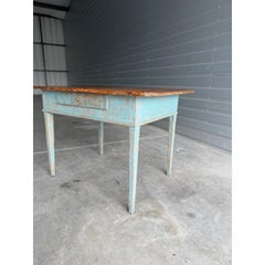 19th Century Primitive English Work Table