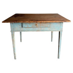 19th Century Primitive English Work Table