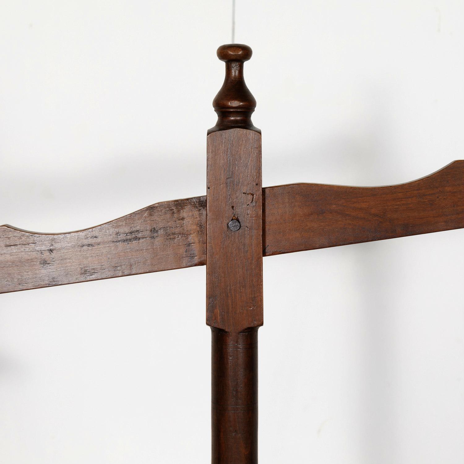 19th Century Primitive French Walnut Balance Scales 5