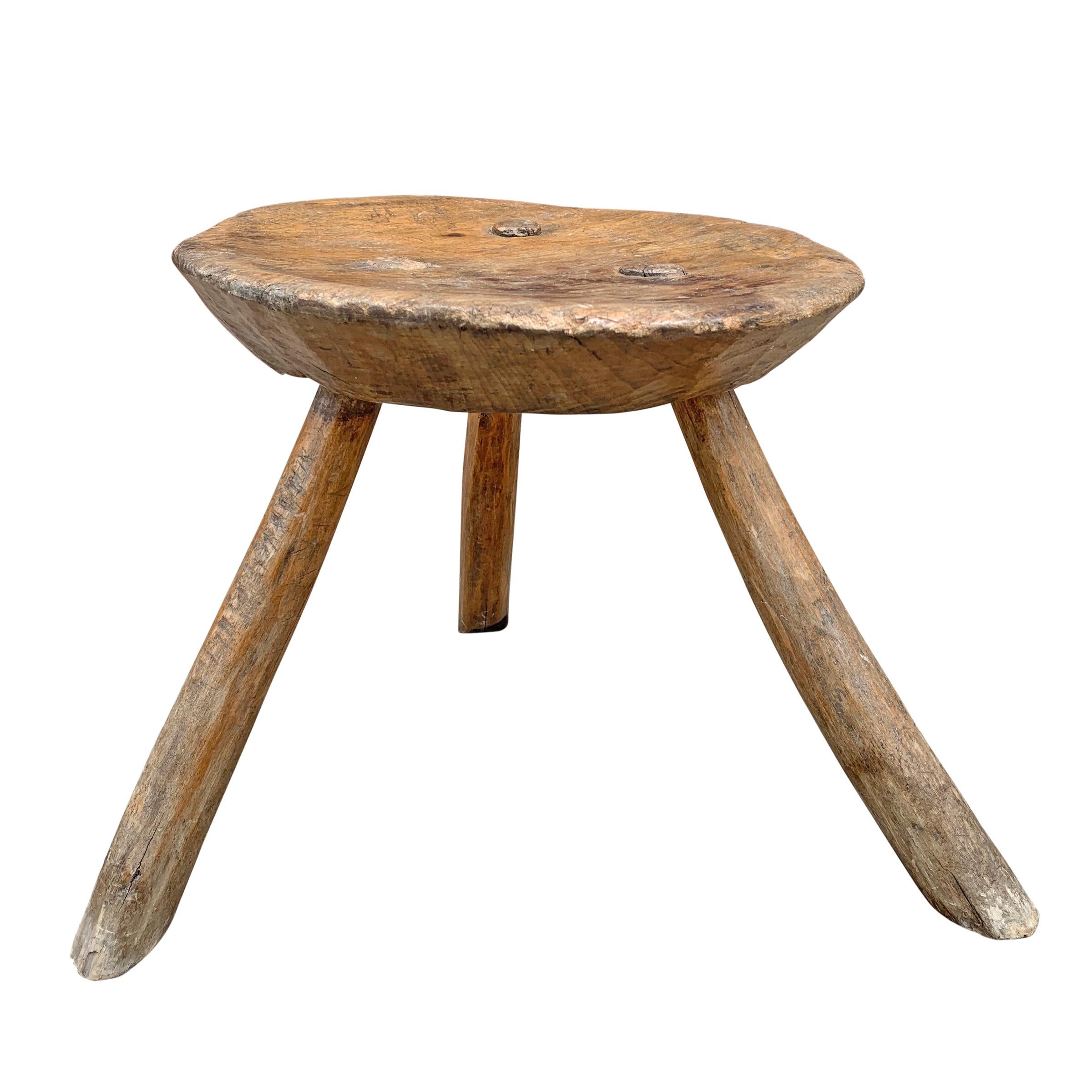 primitive milking stools