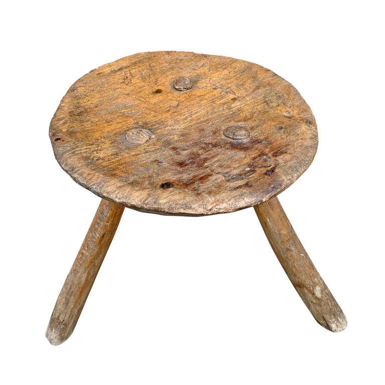 19th Century Primitive Milking Stool at 1stDibs | primitive stool ...