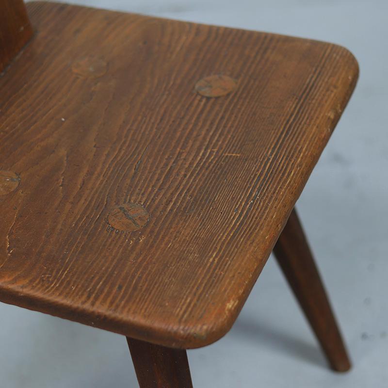 Allemand 19ème siècle Primitif Minimalisme Chaise de montagne en vente