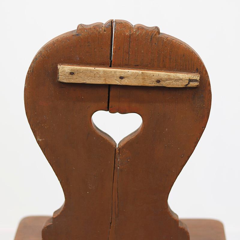 Fait main 19ème siècle Primitif Minimalisme Chaise de montagne en vente