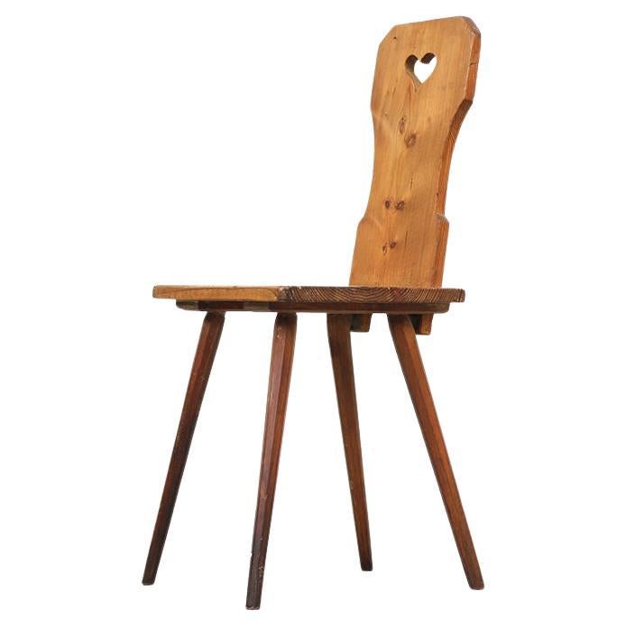 19ème siècle Primitif Minimalisme Chaise de montagne en vente