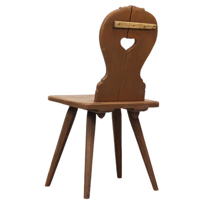 19ème siècle Primitif Minimalisme Chaise de montagne