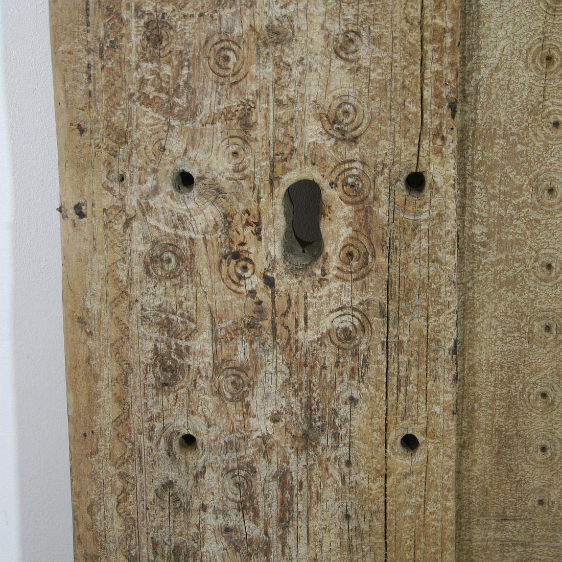 19th Century Primitive Moroccan Wooden Door 2