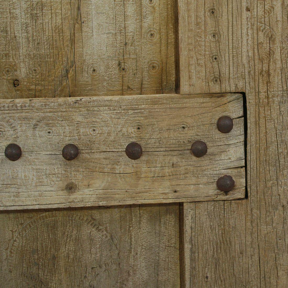 19th Century Primitive Moroccan Wooden Door 5