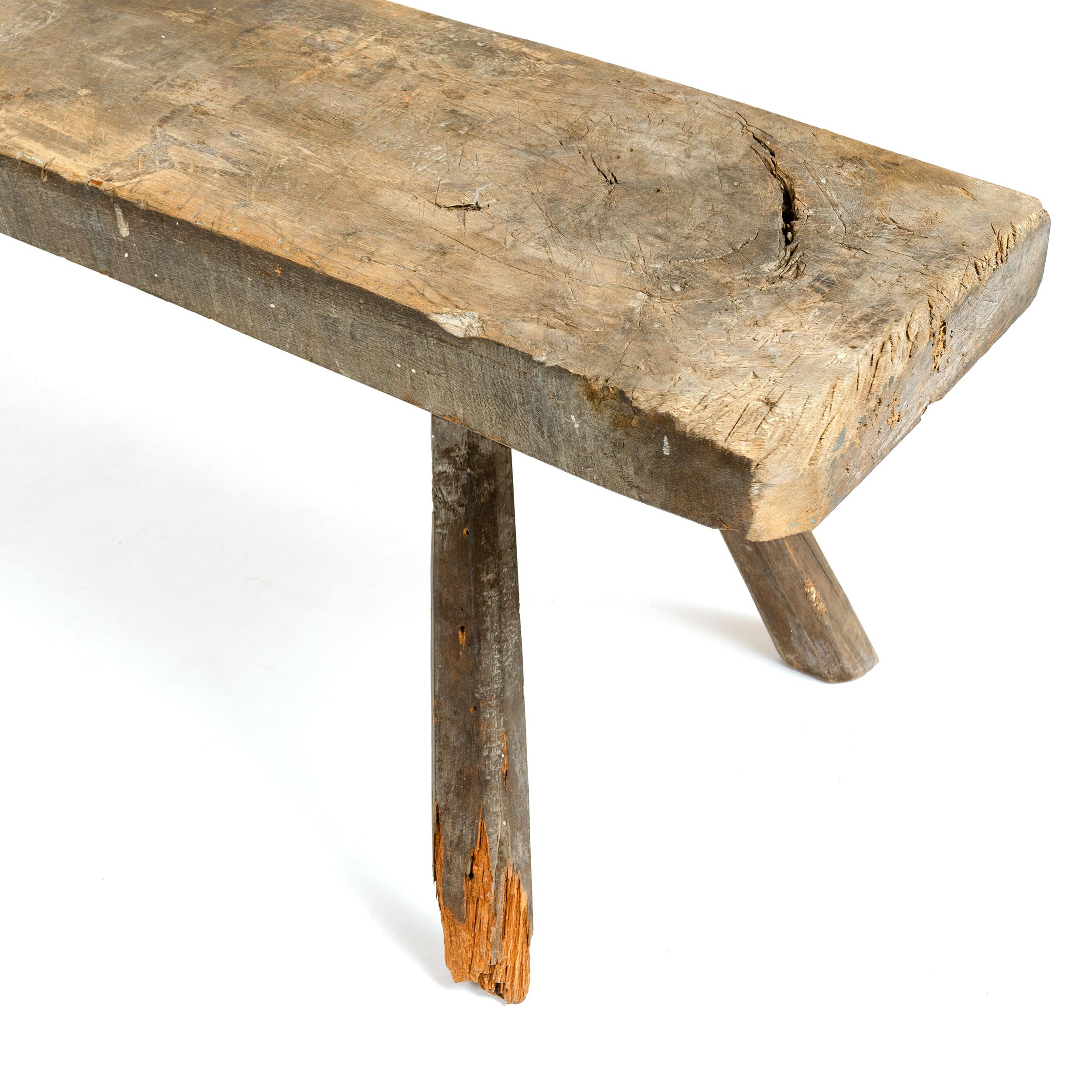 XIXe siècle Banc en Oak des États-Unis en vente