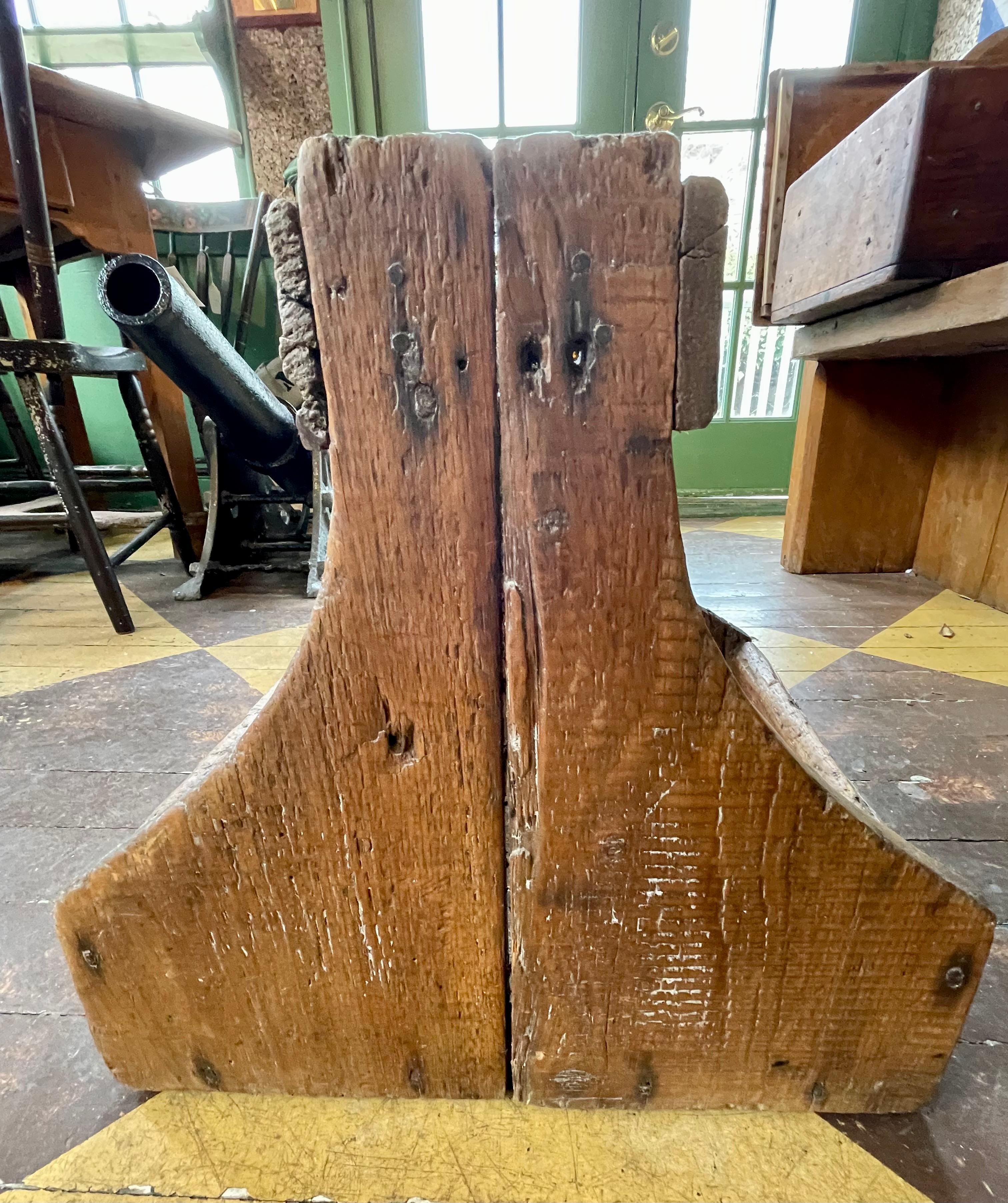 wooden farrier tool box