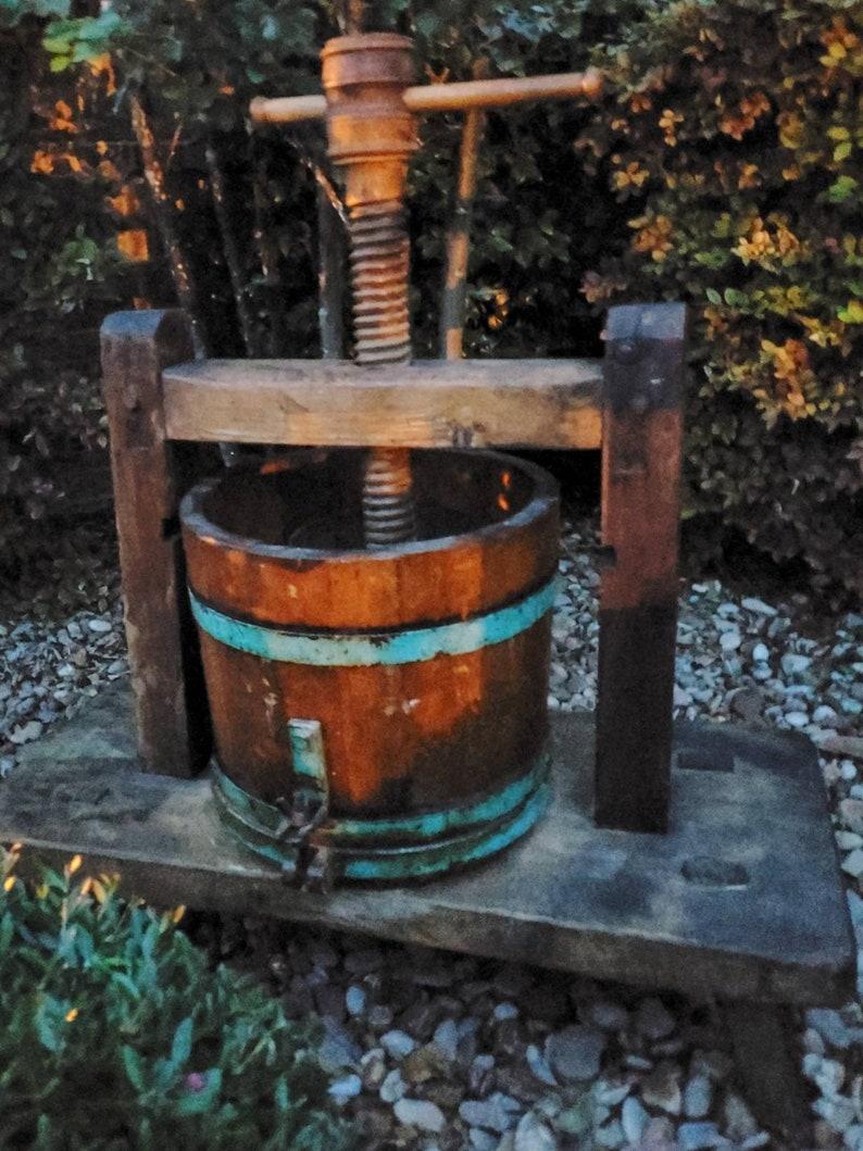 Industrial 19th Century Rustic Wine Press