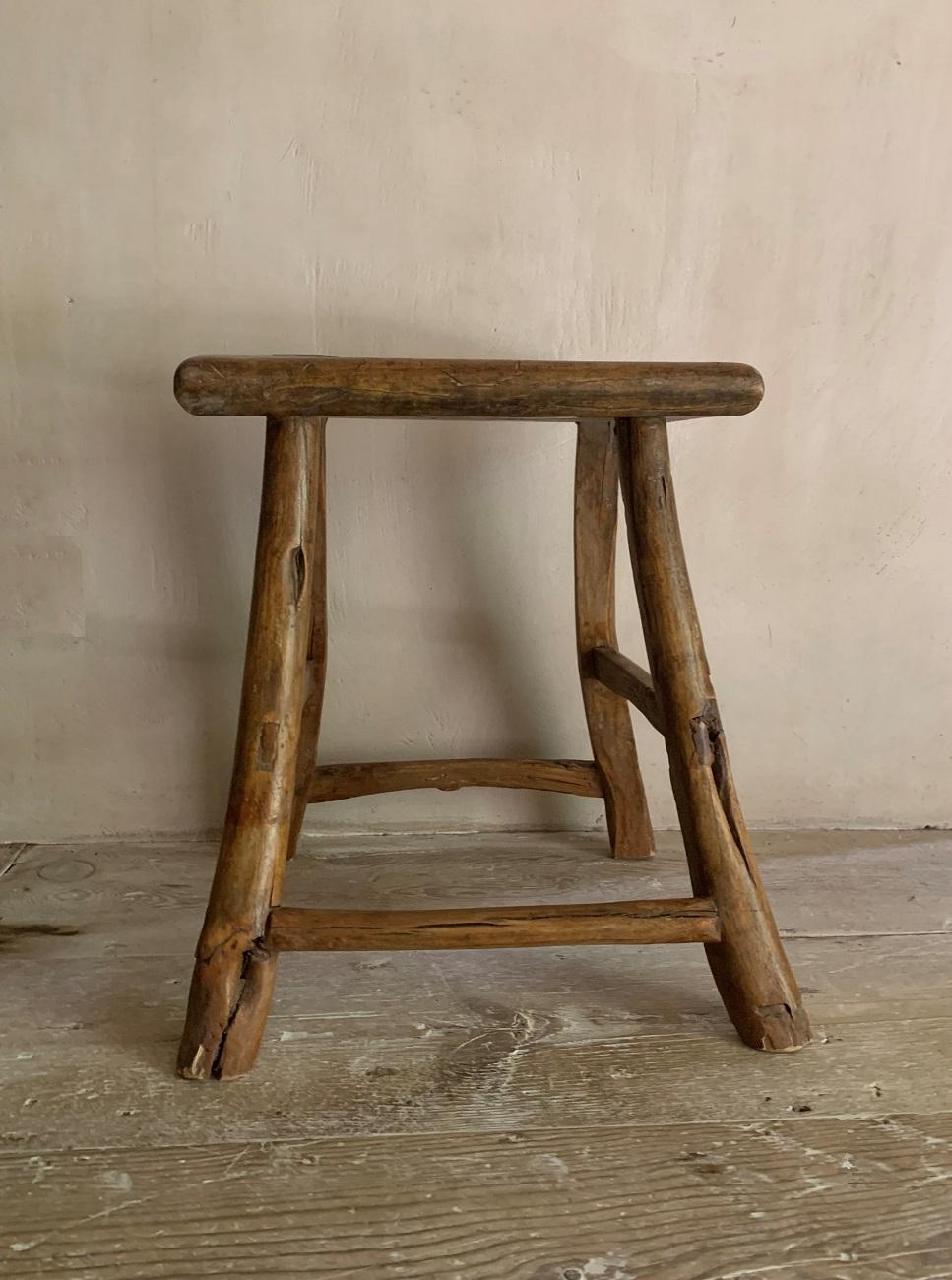 Chinese 19th Century rustic Stool