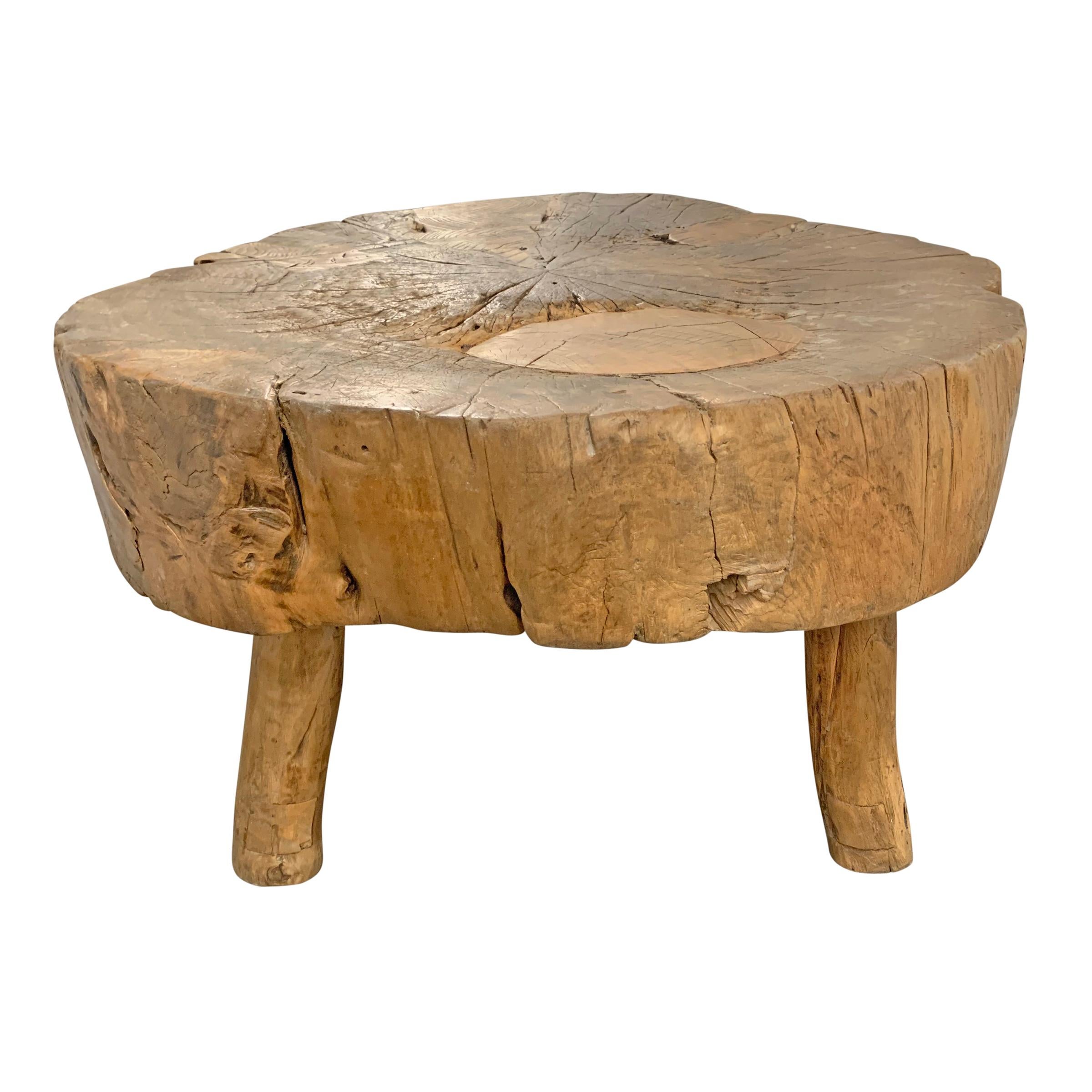 Unknown Primitive Tree Trunk Table