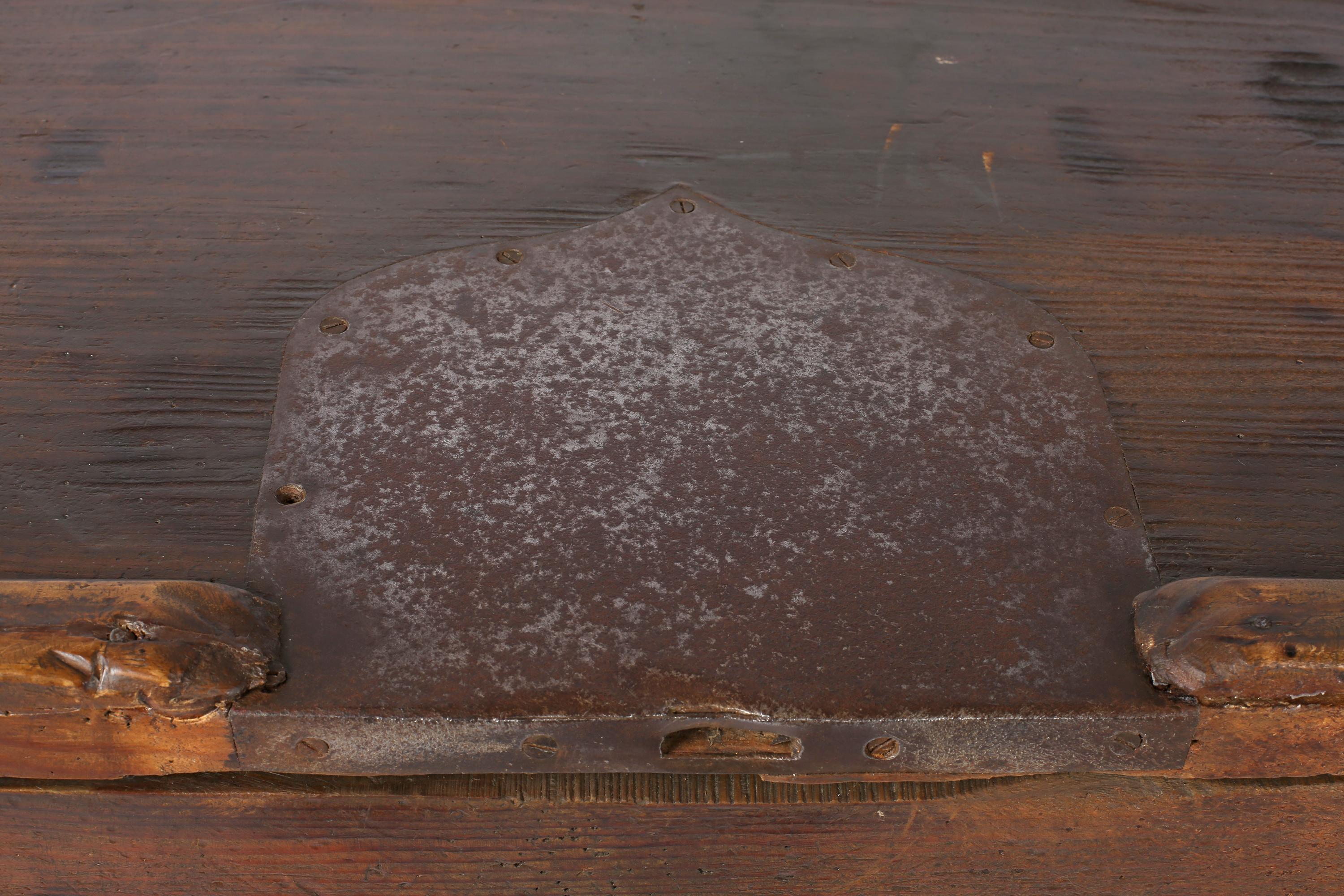 19th Century Primitive Wabi-Sabi Portuguese Goldsmiths Workbench #2 For Sale 3