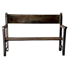 19th Century Primitive Wood Bench