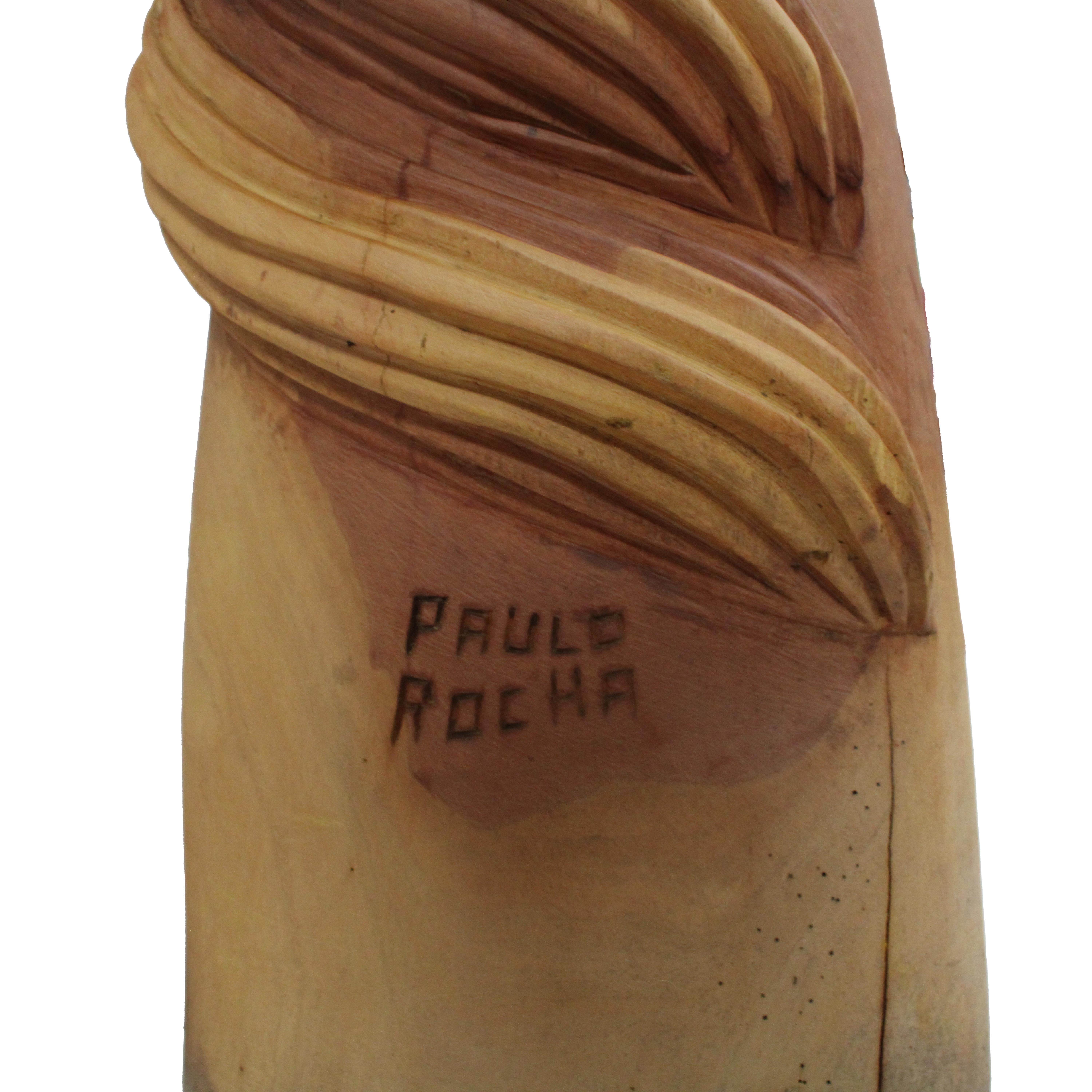 Sculpture primitiviste de Carranca du 19e siècle, Brésil Bon état - En vente à Madrid, ES