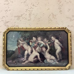 19th Century Print Garland of Fruit by Peter Paul Rubens