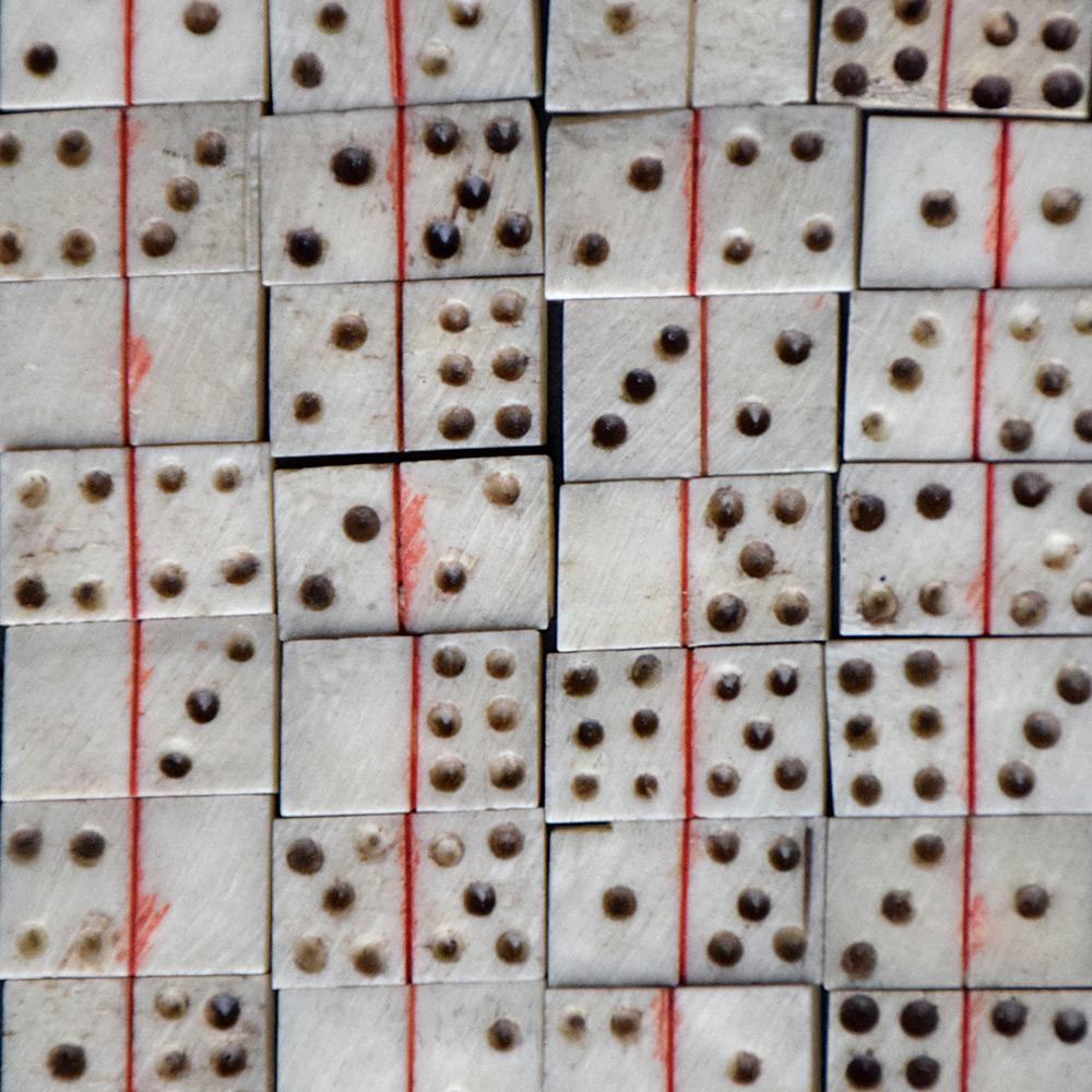 French 19th Century Prisoner of War Domino Set