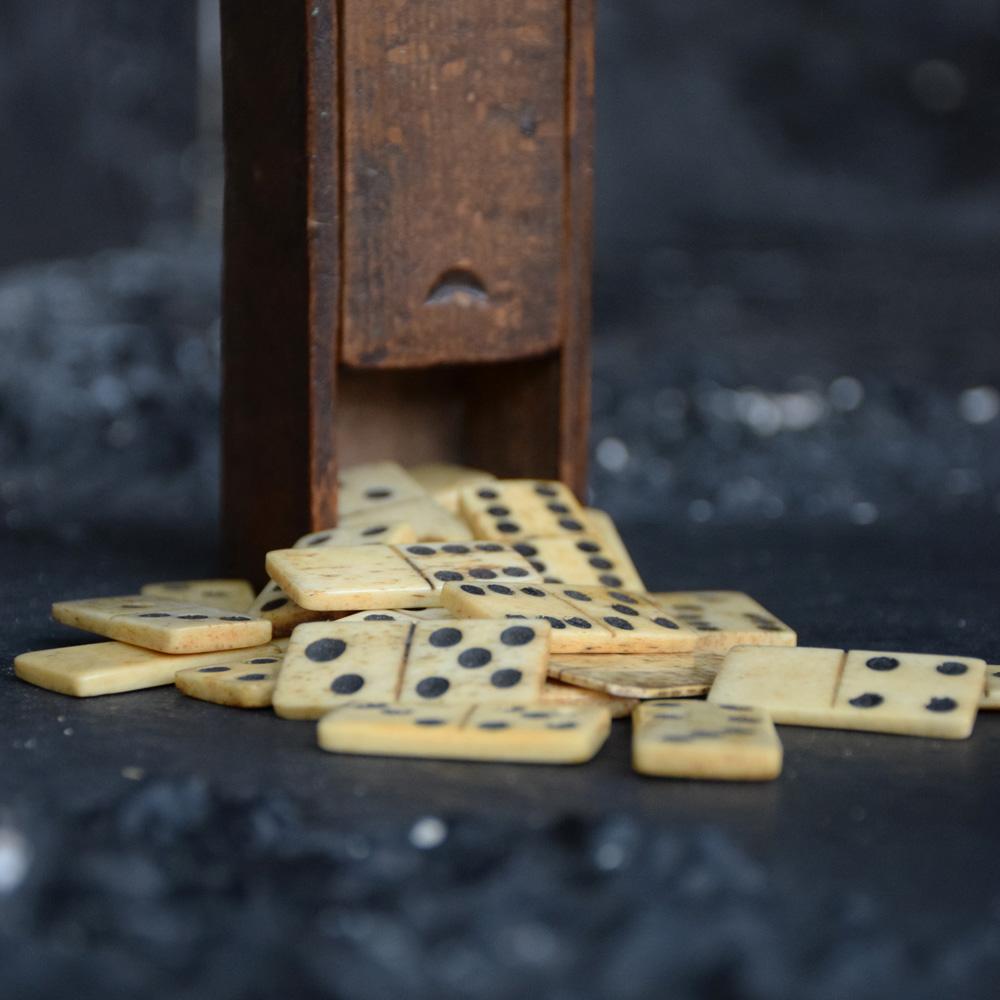 Hand-Crafted 19th Century Prisoner of War Dominos  For Sale