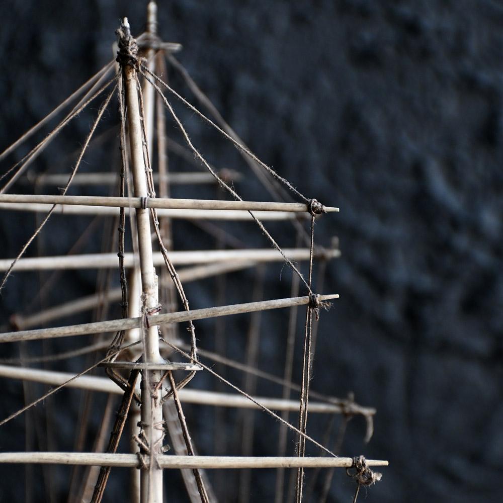 19th Century Prisoner of War Sailors Folk Art Ship Model 4