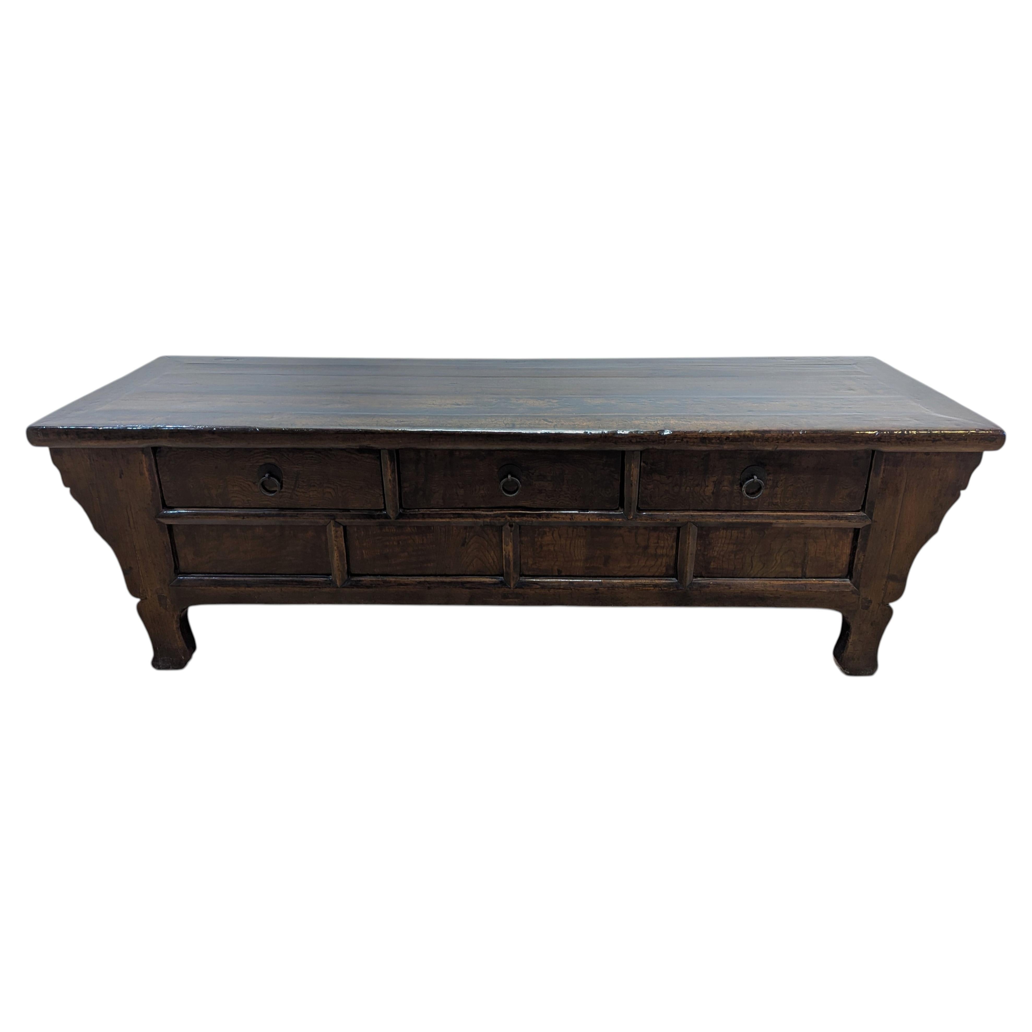 19ème siècle Provicial Rustic Low Table Table Cocktail Coffee Table en vente